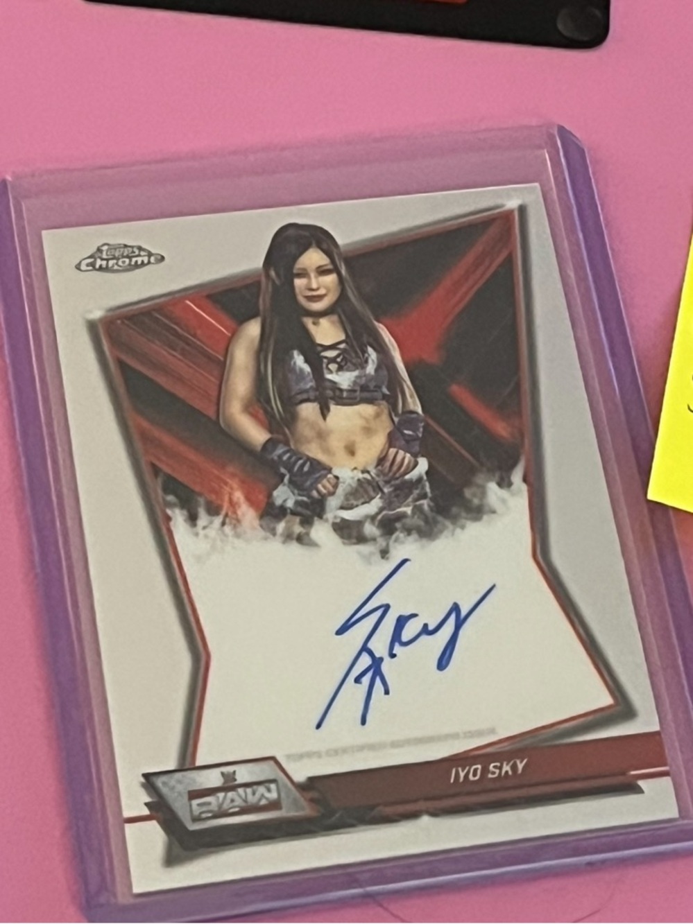 Topps Chrome Iyo Sky Auto Trading Card